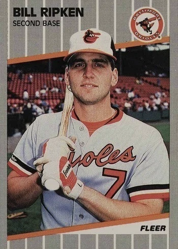 1989 Fleer #616 Bill Ripken Baseball Card