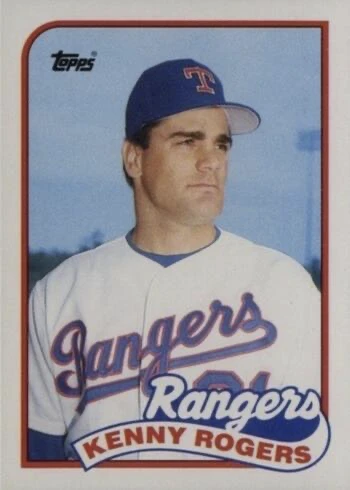 1989 Topps Traded #104T Kenny Rogers Rookie Card