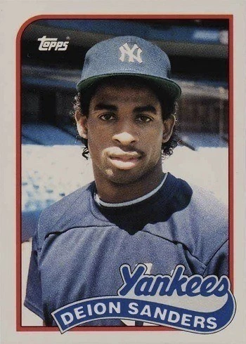 1989 Topps Traded #110T Deion Sanders Rookie Card