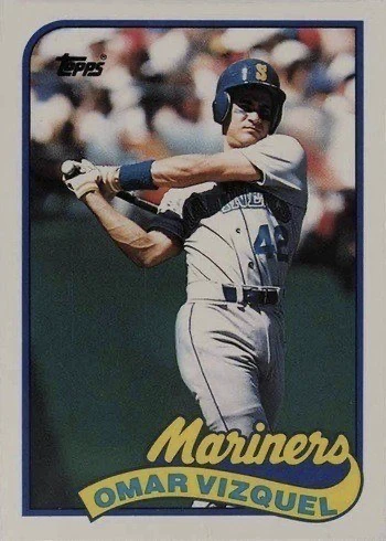 1989 Topps Traded #122T Omar Vizquel Rookie Card