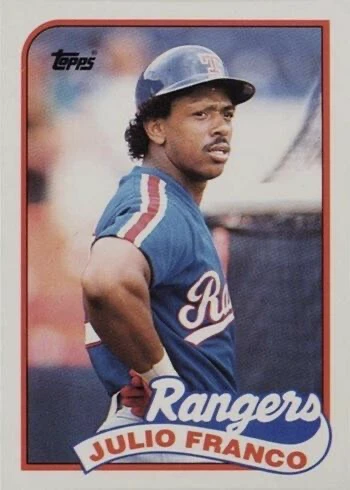 1989 Topps Traded #34T Julio Franco Baseball Card