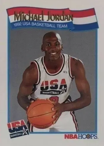 1991 NBA Hoops #579 Michael Jordan Basketball Card