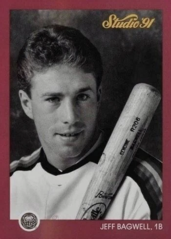 1991 Studio #172 Jeff Bagwell Rookie Card
