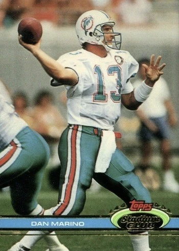 1991 Topps Stadium Club #264 Dan Marino Football Card