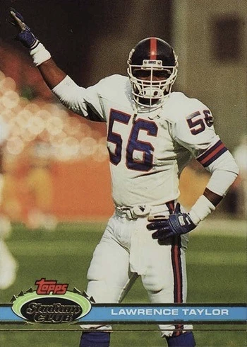 1991 Topps Stadium Club #281 Lawrence Taylor Football Card