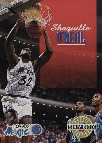 1992 SkyBox #382 Shaq Rookie Card