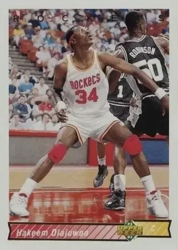 1992 Upper Deck #136 Hakeem Olajuwon Basketball Card