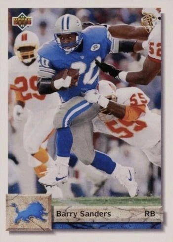 1992 Upper Deck #155 Barry Sanders Football Card