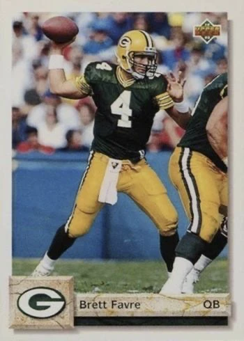 1992 Upper Deck #484 Brett Favre Football Card
