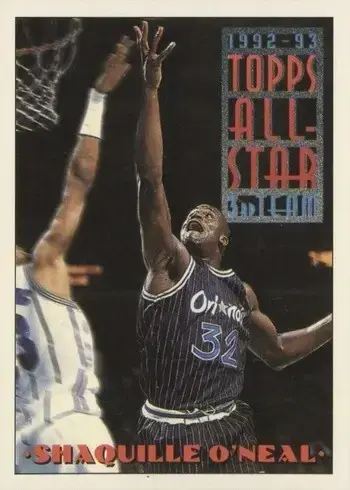 1993 Topps #134 Shaq Basketball Card