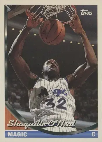 1993 Topps #181 Shaq Basketball Card