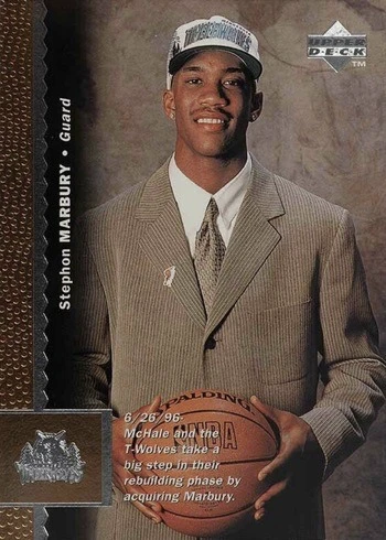 1996 Upper Deck #74 Stephon Marbury Rookie Card