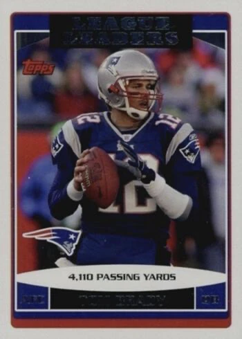 2006 Topps #280 Tom Brady Football Card