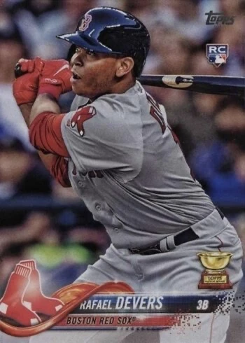 2018 Topps #18 Rafael Devers Rookie Card