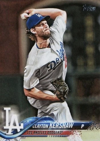 2018 Topps #350 Clayton Kershaw Baseball Card