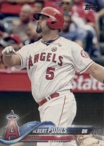 2018 Topps #582 Albert Pujols Baseball Card