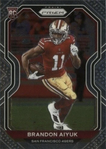 2020 Panini Prizm #301 Brandon Aiyuk Rookie Card