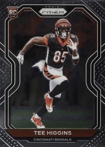2020 Panini Prizm #308 Tee Higgins Rookie Card