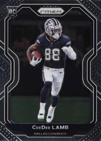 2020 Panini Prizm #334 CeeDee Lamb Rookie Card