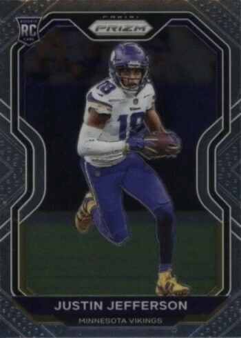 2020 Panini Prizm #398 Justin Jefferson Rookie Card