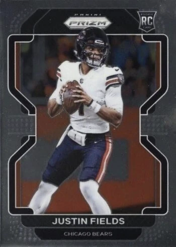 2021 Panini Prizm #334 Justin Fields Rookie Card