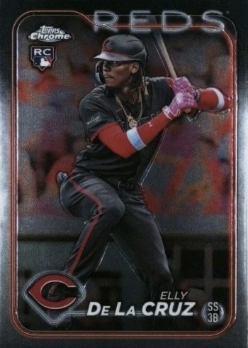 2024 Topps Chrome #44 Elly De La Cruz Rookie Card