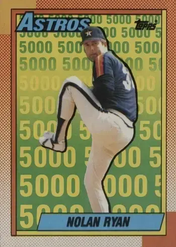 1990 Topps #4 Nolan Ryan Baseball Card