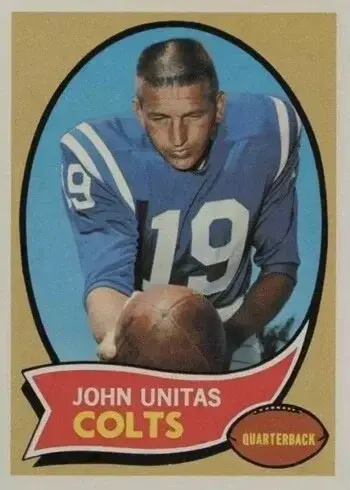 1970 Topps #180 Johnny Unitas Football Card