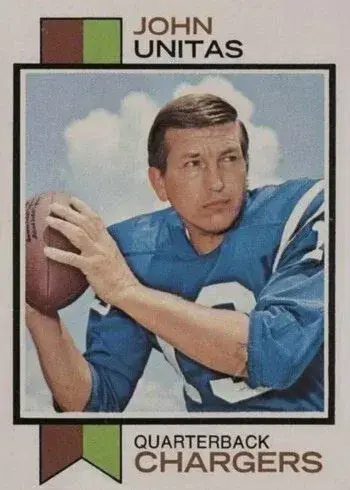 1973 Topps #455 Johnny Unitas Football Card