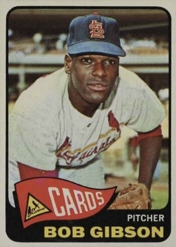 1965 Topps #320 Bob Gibson Baseball Card