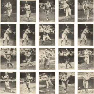 Collection of 1929 Kashin Baseball Cards