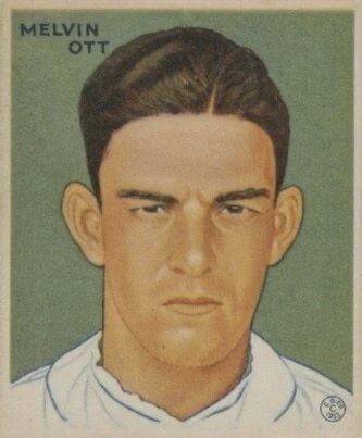 1933 Goudey #127 Mel Ott Rookie Card