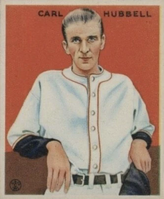 1933 Goudey #234 Carl Hubbell Rookie Card