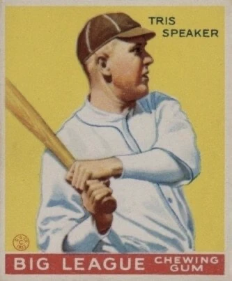 1933 Goudey #89 Tris Speaker Baseball Card
