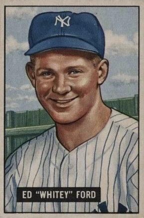 1951 Bowman #1 Whitey Ford Rookie Card