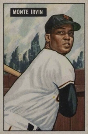 1951 Bowman #198 Monte Irvin Rookie Card