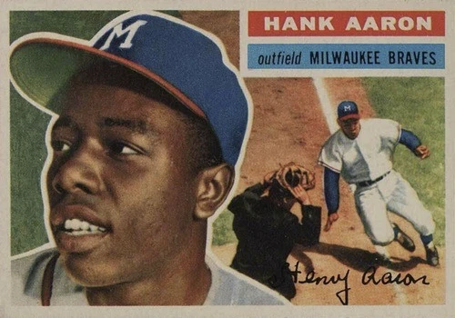 1956 Topps #31 Hank Aaron Baseball Card