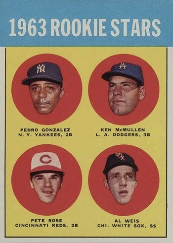 1963 Topps #537 Pete Rose Rookie Card