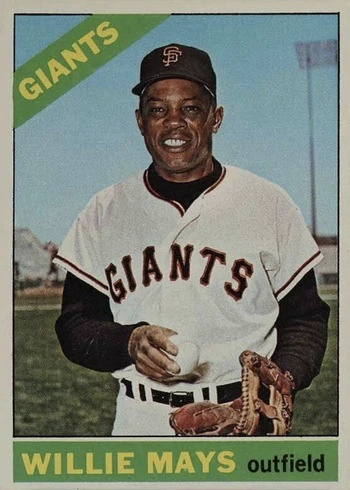 1966 Topps #1 Willie Mays Baseball Card