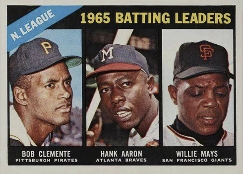 1966 Topps #215 Hank Aaron