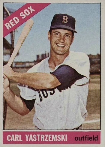 1966 Topps #70 Carl Yastrzemski Baseball Card