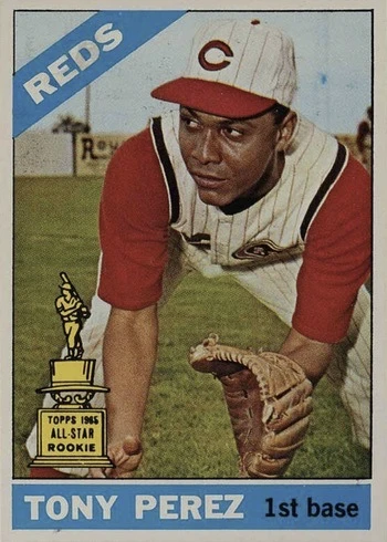 1966 Topps #72 Tony Perez Baseball Card