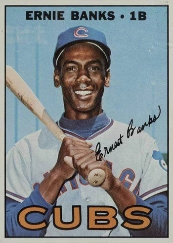 1967 Topps #215 Ernie Banks Baseball Card