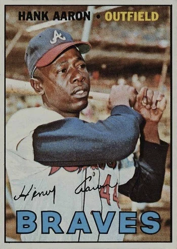 1967 Topps #250 Hank Aaron Baseball Card