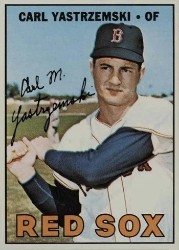 1967 Topps #355 Carl Yastrzemski Baseball Card