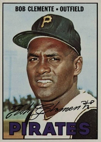 1967 Topps #400 Roberto Clemente Baseball Card
