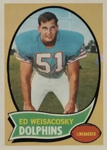 1970 Topps #262 Ed Weisacosky Football Card