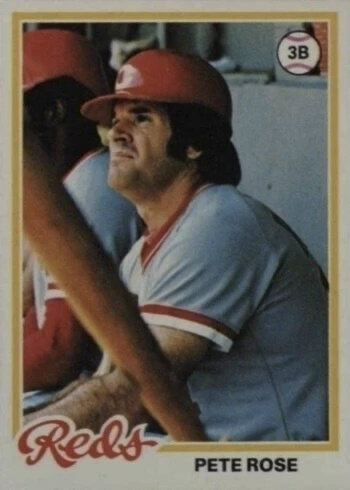 1978 Topps #20 Pete Rose Baseball Card