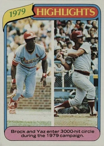 1980 Topps #1 Lou Brock
