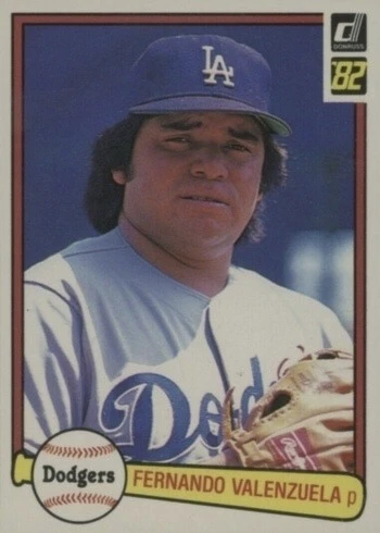 1982 Donruss #462 Fernando Valenzuela Baseball Card